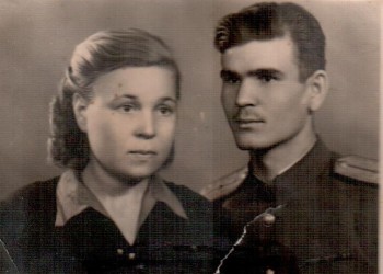 Зинаида Ивановна и Николай Яковлевич Голубчиковы -1949год